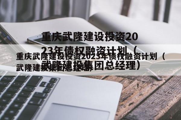 重庆武隆建设投资2023年债权融资计划（武隆建投集团总经理）